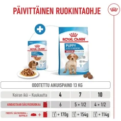 Royal Canin Medium Puppy kastikkeessa