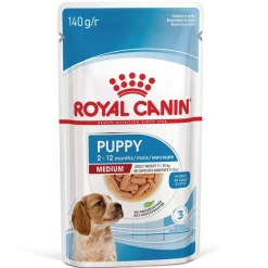 Royal Canin Medium Puppy kastikkeessa