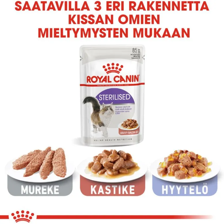 Royal Canin Sterilised kastikkeessa