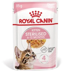 Royal Canin Sterilised Kitten kastikkeessa
