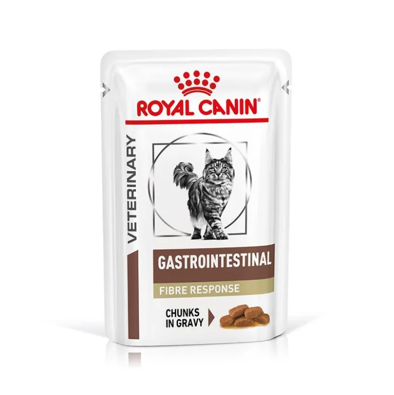 Royal Canin Veterinary Feline Gastrointestinal Fiber Response kastikkeessa