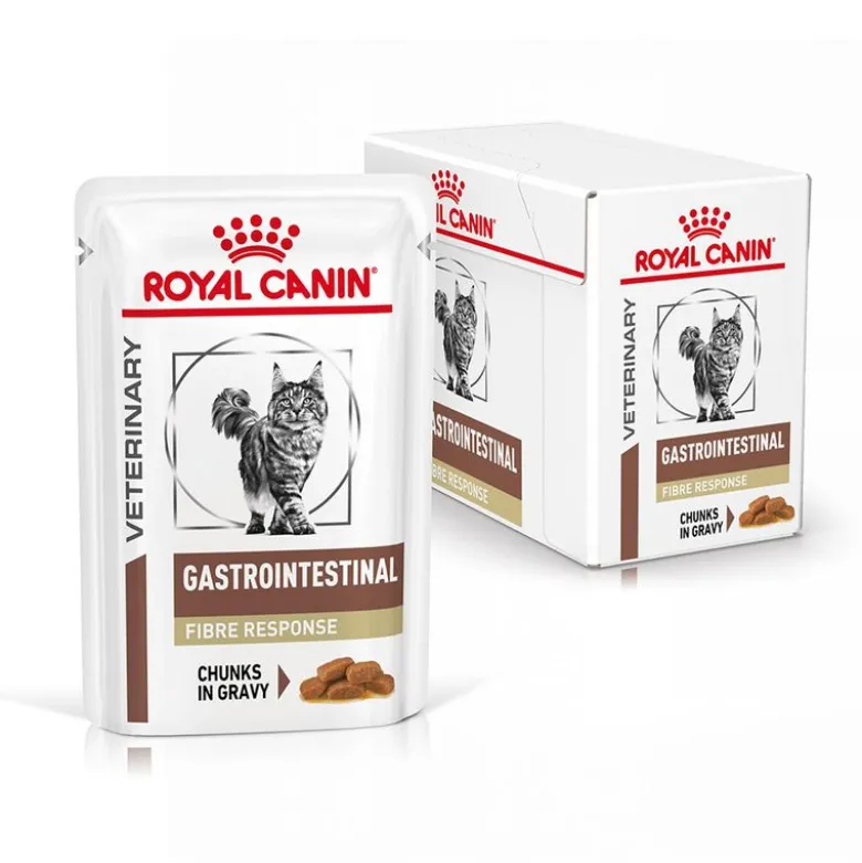 Royal Canin Veterinary Feline Gastrointestinal Fiber Response kastikkeessa