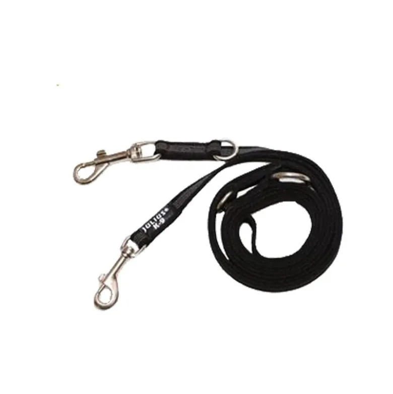 Setti: JULIUS-K9®-Power -valjaat - musta + Julius-K9 -tuplatalutushihna, kumipintainen