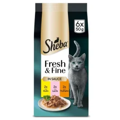 Sheba Fresh & Fine Fresh Pouches -säästöpakkaus 72 x 50 g