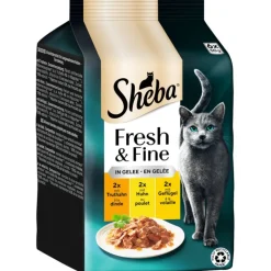 Sheba Fresh & Fine Fresh Pouches -säästöpakkaus 72 x 50 g