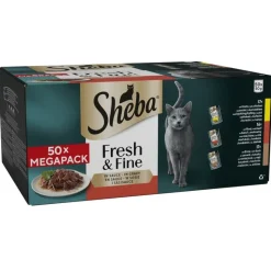 Sheba Fresh & Fine -tuorepussit 50 x 50 g