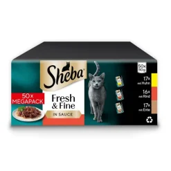 Sheba Fresh & Fine -tuorepussit 50 x 50 g