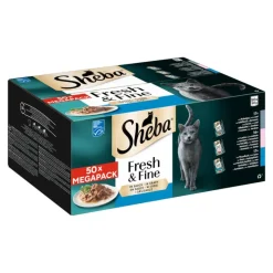 Sheba Fresh & Fine -tuorepussit 50 x 50 g