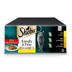 Sheba Fresh & Fine -tuorepussit 50 x 50 g