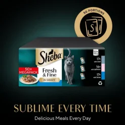 Sheba Fresh & Fine -tuorepussit 50 x 50 g