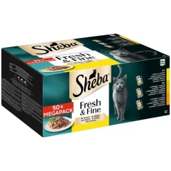 Sheba Fresh & Fine -tuorepussit 50 x 50 g