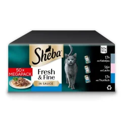 Sheba Fresh & Fine -tuorepussit 50 x 50 g