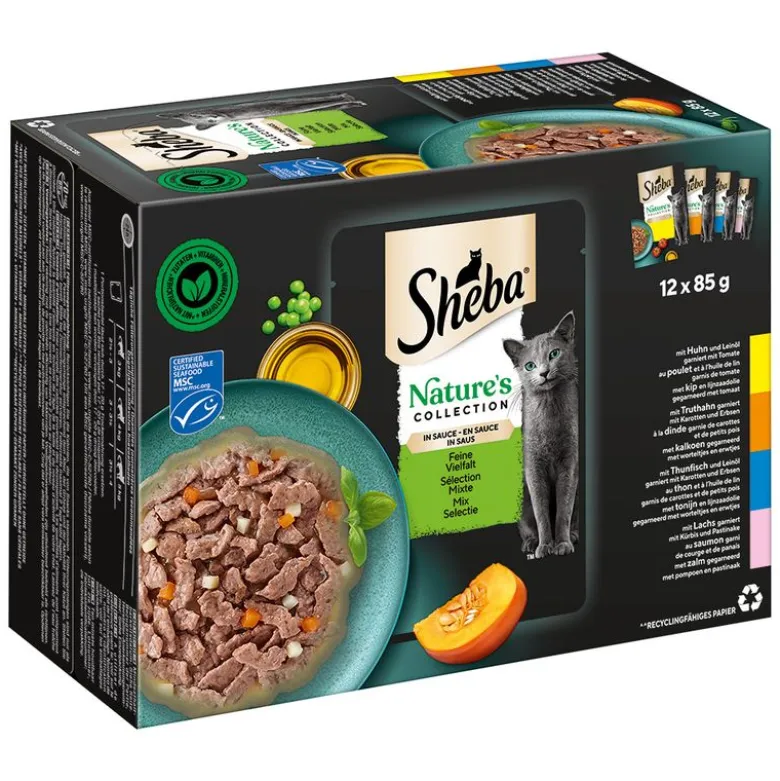 Sheba Nature's Collection in Sauce 144 x 85 g