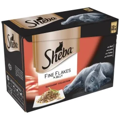 Sheba-tuorepussilajitelma megapakkauksessa 24 x 85 g