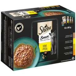 Sheba-tuorepussilajitelma megapakkauksessa 24 x 85 g