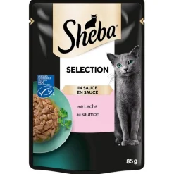 Sheba-tuorepussilajitelmat säästöpakkauksessa 56 x 85 g