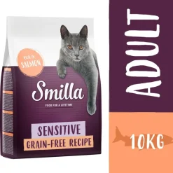 Smilla Adult Sensitive Grain Free, lohi