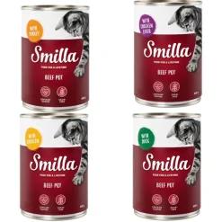 Smilla-nautapata -säästöpakkaus 24 x 400 g