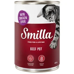 Smilla-nautapata -säästöpakkaus 24 x 400 g