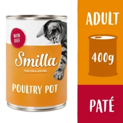 Smilla-siipikarjapata -säästöpakkaus 24 x 400 g