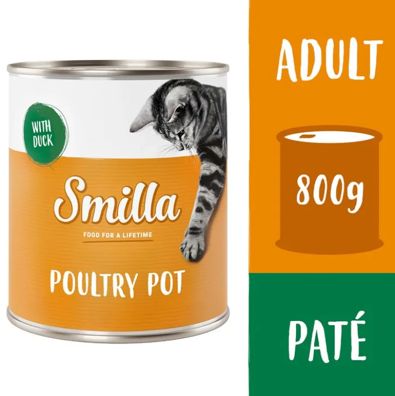 Smilla-siipikarjapata -säästöpakkaus 24 x 800 g