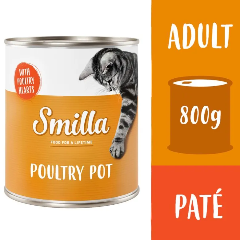 Smilla-siipikarjapata -säästöpakkaus 24 x 800 g