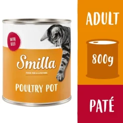 Smilla-siipikarjapata -säästöpakkaus 24 x 800 g