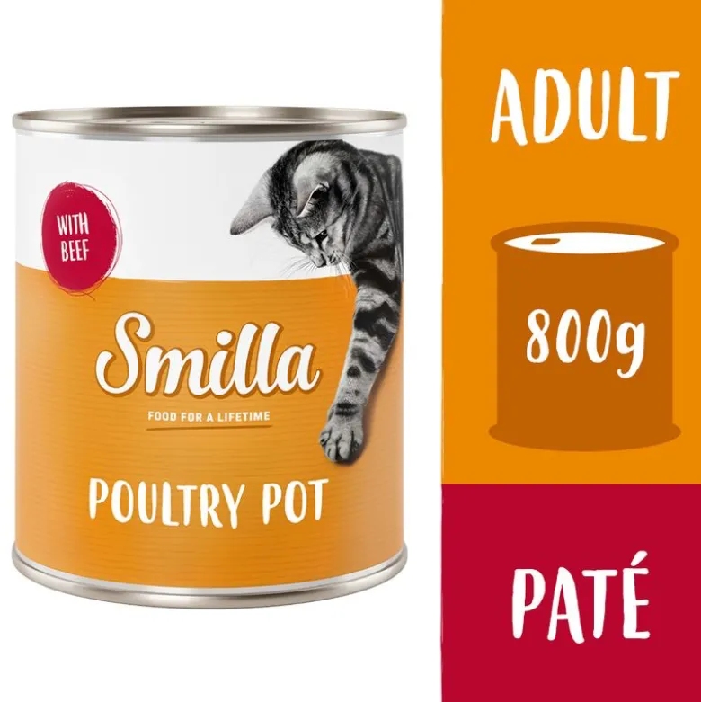 Smilla-siipikarjapata -säästöpakkaus 24 x 800 g