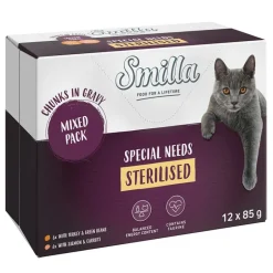 Smilla Sterilised -palat ja kasvikset