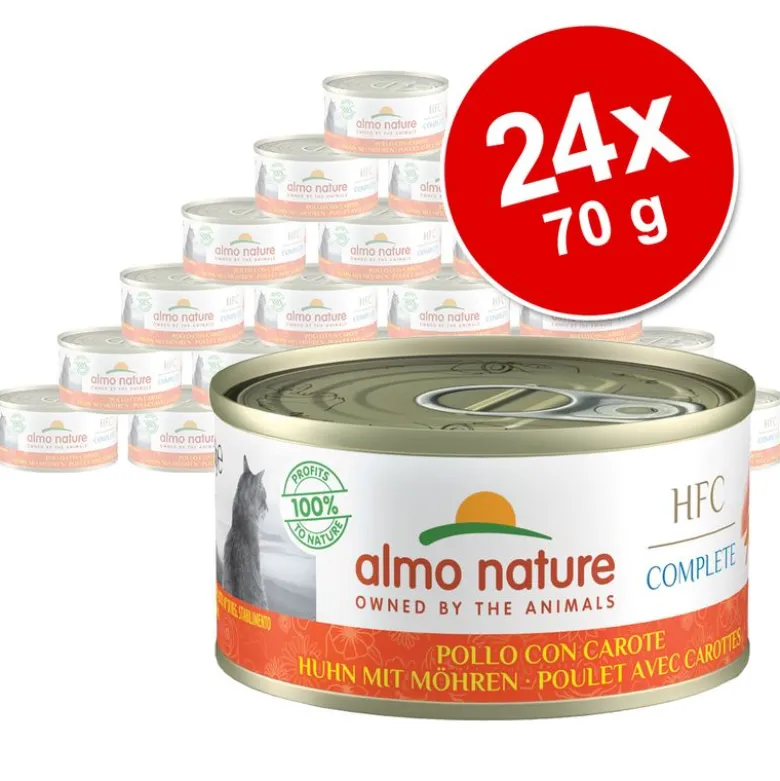 Säästöpakkaus Almo Nature HFC Complete 24 x 70 g