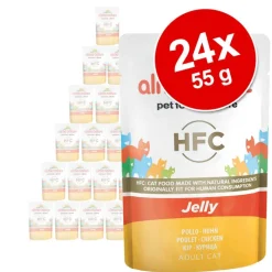 Säästöpakkaus: Almo Nature HFC Jelly Pouch 24 x 55 g
