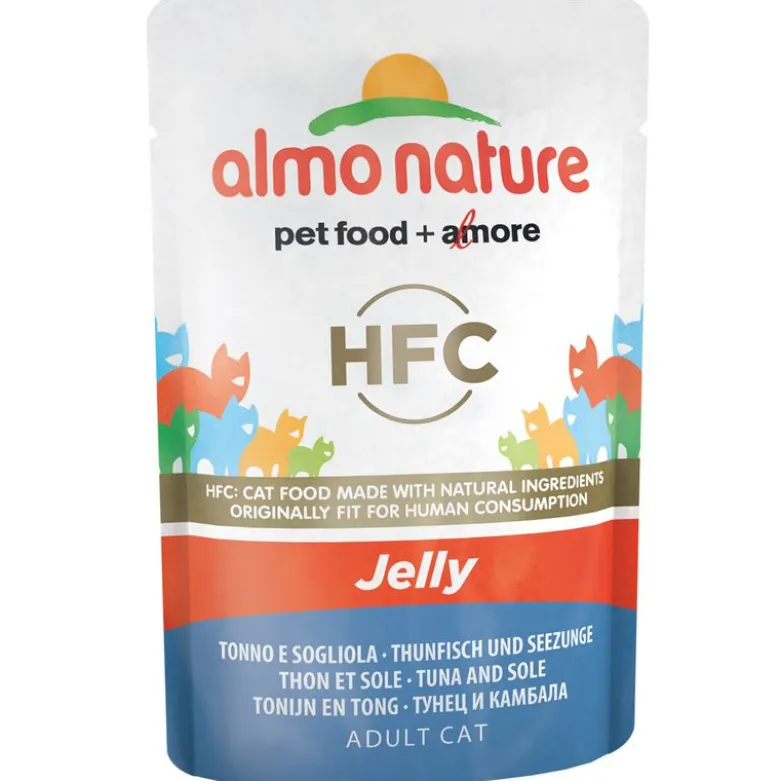 Säästöpakkaus: Almo Nature HFC Jelly Pouch 24 x 55 g