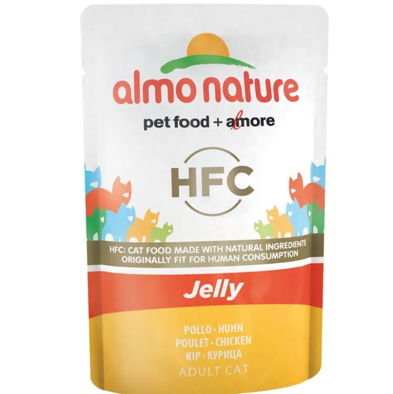 Säästöpakkaus: Almo Nature HFC Jelly Pouch 24 x 55 g