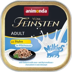 Säästöpakkaus animonda Vom Feinsten Adult Milkies kastikkeessa 32 x 100 g