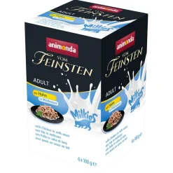 Säästöpakkaus animonda Vom Feinsten Adult Milkies kastikkeessa 32 x 100 g