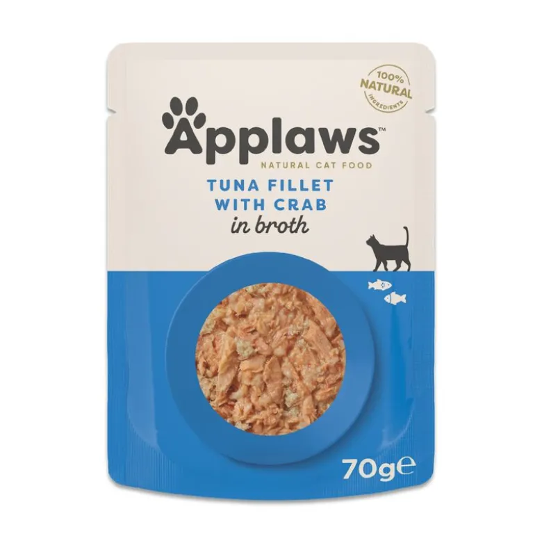 Säästöpakkaus Applaws Cat Natural liemessä 48 x 70 g