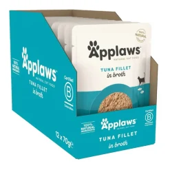 Säästöpakkaus Applaws Cat Natural liemessä 48 x 70 g