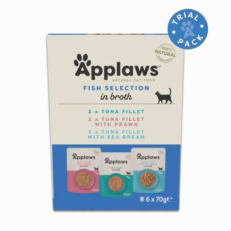 Säästöpakkaus Applaws Cat Natural liemessä 48 x 70 g