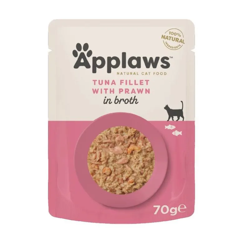 Säästöpakkaus Applaws Cat Natural liemessä 48 x 70 g