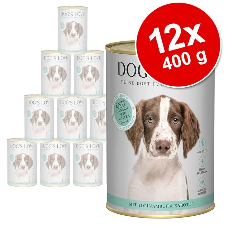 Säästöpakkaus Dog ́s Love Hypoallergeeninen 12 x 400 g