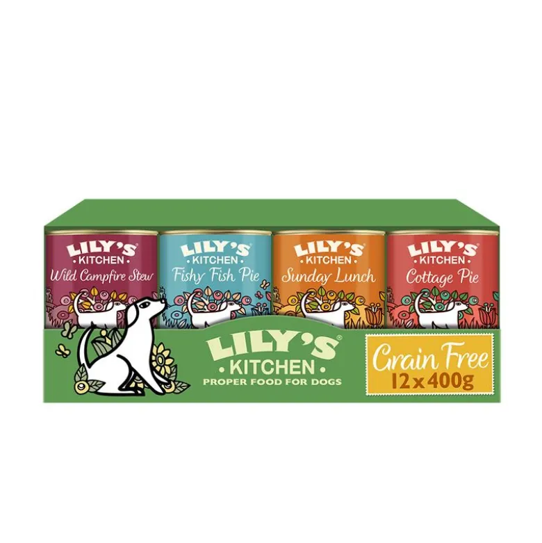 Säästöpakkaus Lily's Kitchen viljaton koiranruoka 400 g