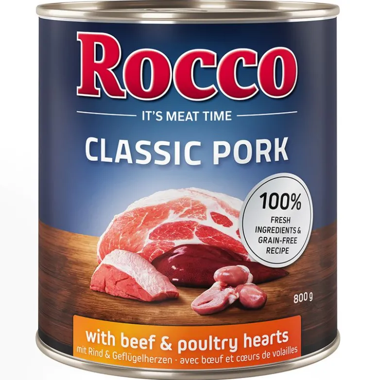 Säästöpakkaus Rocco Classic Pork 24 x 800g