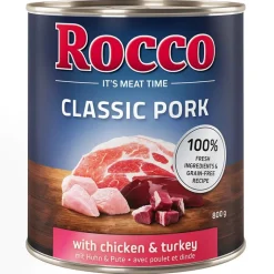 Säästöpakkaus Rocco Classic Pork 12 x 800 g