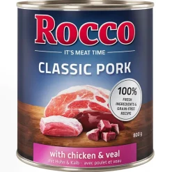 Säästöpakkaus Rocco Classic Pork 12 x 800 g