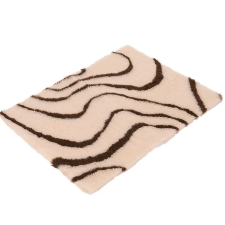 Säästöpakkaus: Vetbed® Isobed SL Wave, kerma/ruskea + SL Paw -koiranpeitto