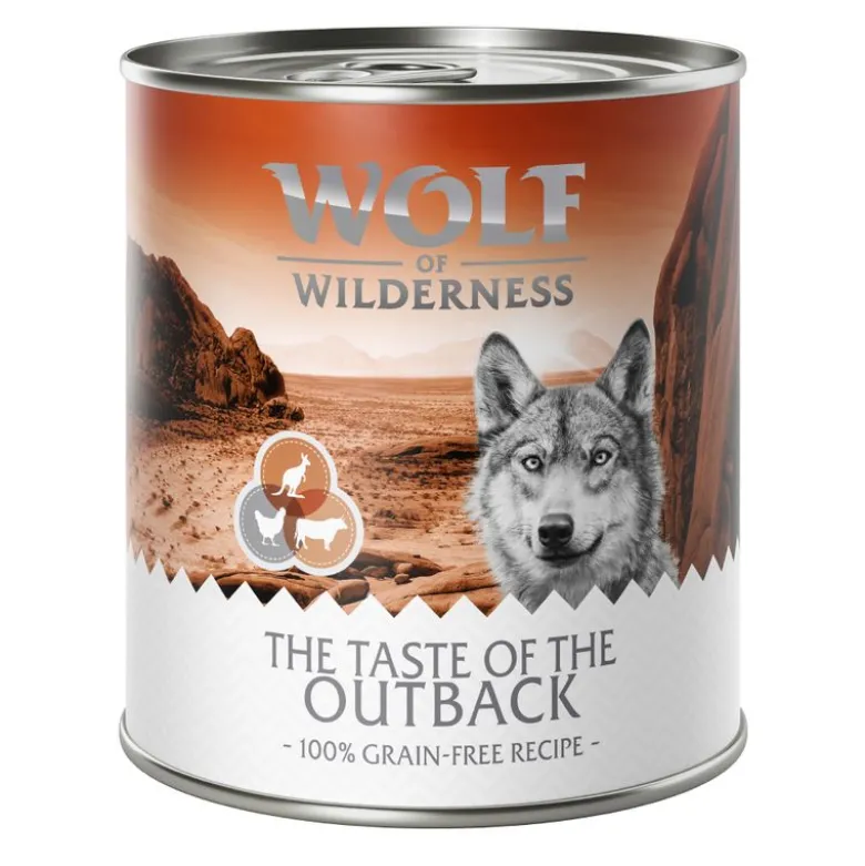 Säästöpakkaus: Wolf of Wilderness "The Taste Of" 24 x 800 g