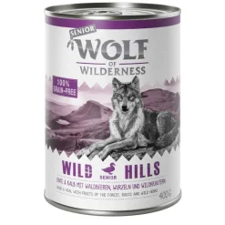Säästöpakkaus Wolf of Wilderness Senior 24 x 400 g