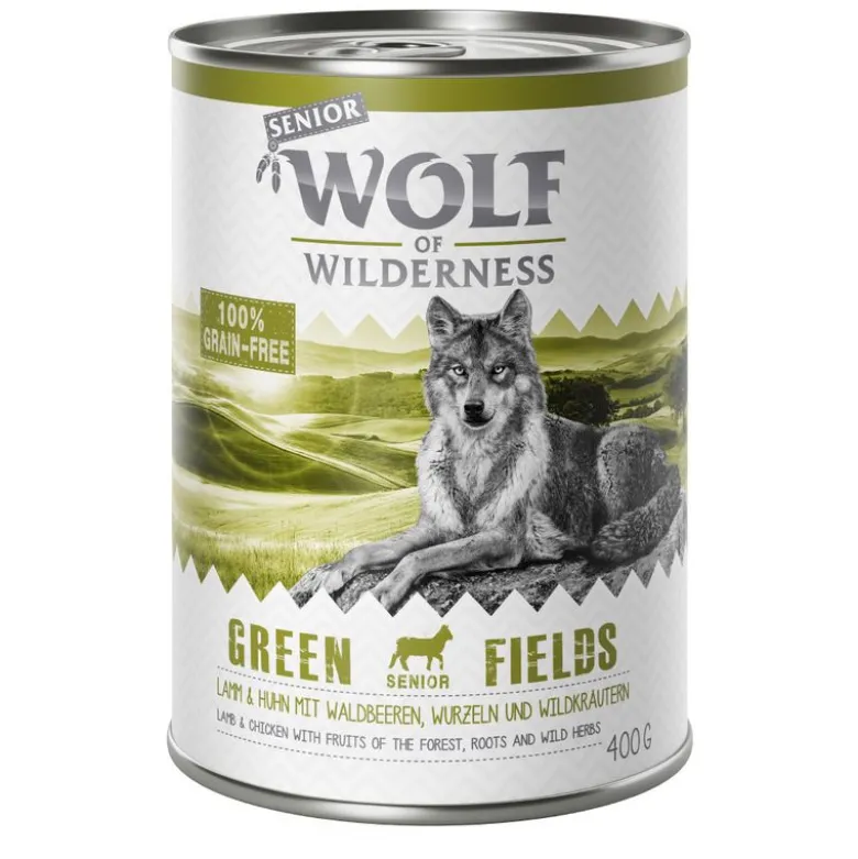 Säästöpakkaus Wolf of Wilderness Senior 24 x 400 g