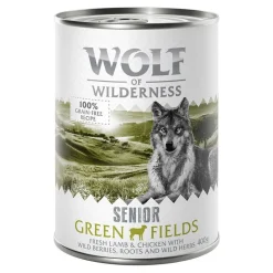 Säästöpakkaus Wolf of Wilderness Senior 24 x 400 g