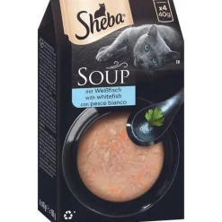 Säästöpakkaus 40 x 40 g Sheba Classic Soup -tuorepussit